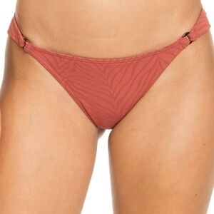 Roxy Swim Roxy Wild Babe Rust Color Mini Coverage Swim Bottoms Size Large